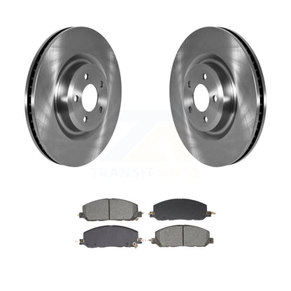 Brake Rotor Semi-Metallic Pad Front Kit For Ford Explorer Lincoln Aviator Police