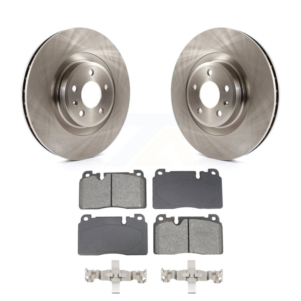 Disc Brake Rotors And Semi-Metallic Pads Front Kit For Audi Q5