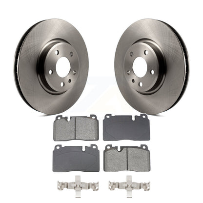 Disc Brake Rotors And Semi-Metallic Pads Front Kit For Audi Q5