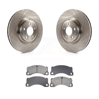 Disc Brake Rotors And Semi-Metallic Pads Front Kit For 2017 Porsche Macan Base