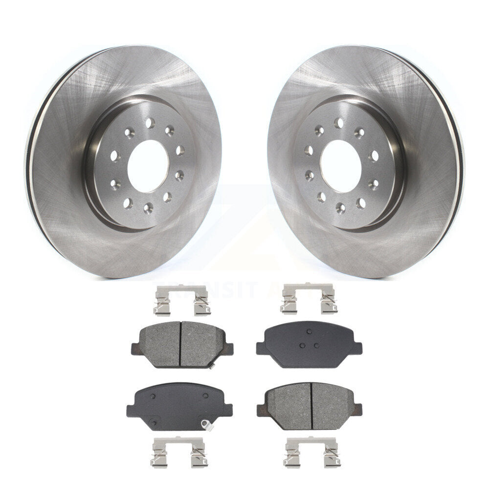 Brake Rotors Semi-Metallic Pad Front Kit For Chevrolet Equinox GMC Terrain Buick