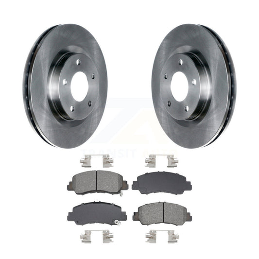 Disc Brake Rotors And Semi-Metallic Pads Front Kit For Mitsubishi Eclipse Cross