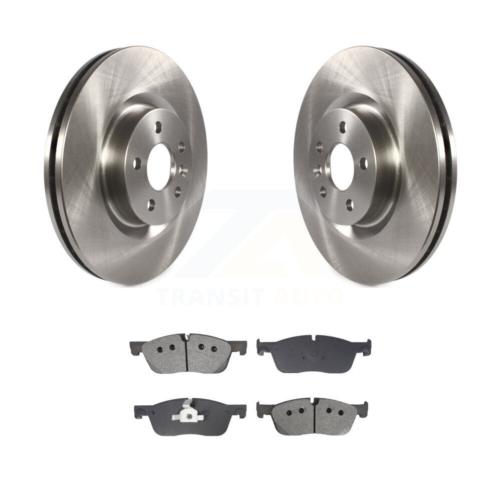 Brake Rotor And Semi-Metallic Pad Front Kit For Land Rover Discovery Sport Range
