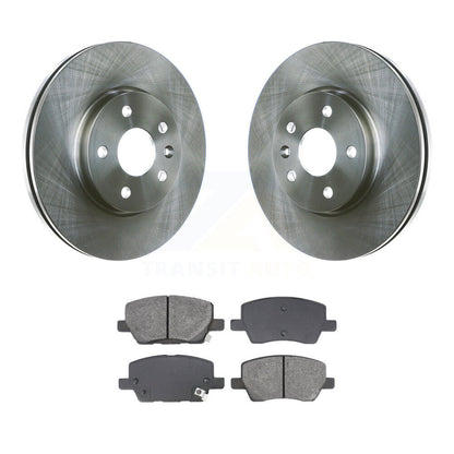 Disc Brake Rotors And Semi-Metallic Pads Front Kit For 2018-2020 Chevrolet Sonic