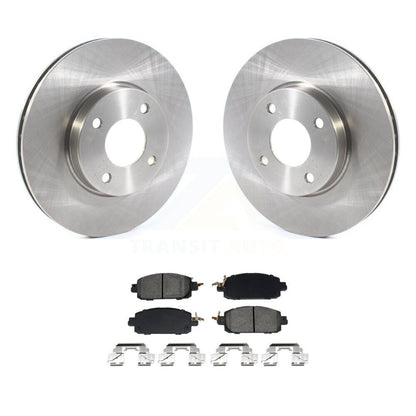 Disc Brake Rotors And Semi-Metallic Pad Front Kit For 2024 Nissan Sentra S SV SR