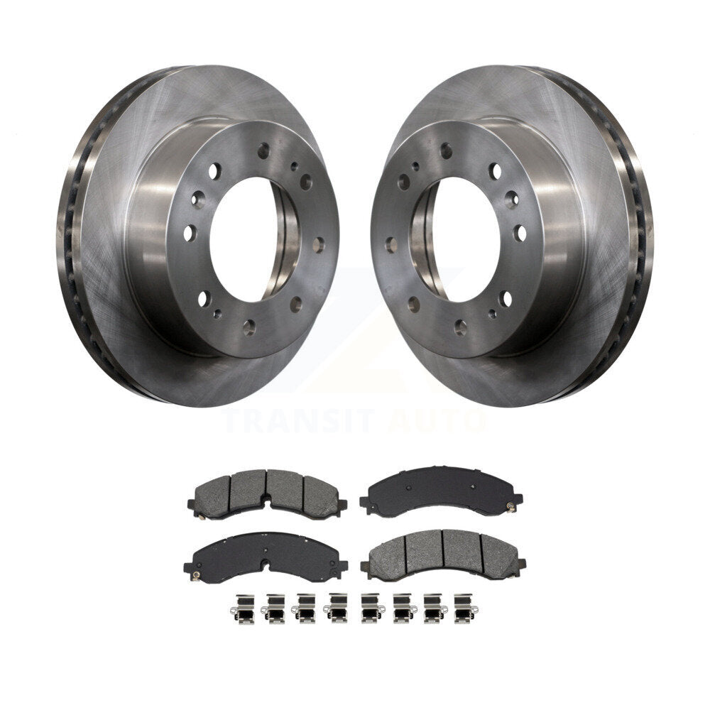 Brake Rotors & Semi-Metallic Pad Front Kit For GMC Chevrolet Sierra 2500 HD 3500