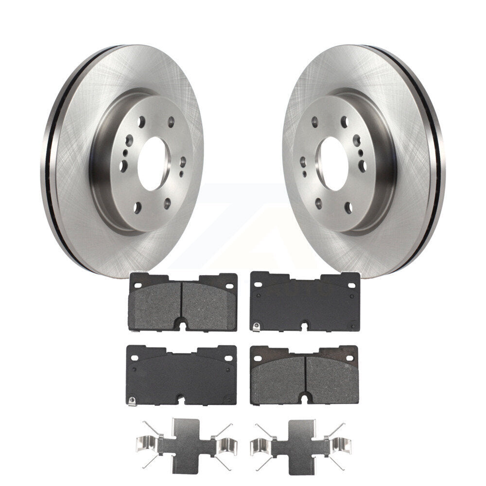 Brake Rotors Semi-Metallic Pad Front Kit For GMC Chevrolet Silverado 1500 Sierra