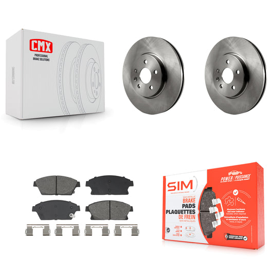 Disc Brake Rotor And Semi-Metallic Pad Front Kit For Chevrolet Trax Buick Encore