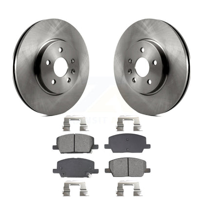 Disc Brake Rotor And Semi-Metallic Pad Front Kit For Buick Encore Chevrolet Trax