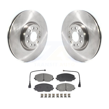 Disc Brake Rotors & Semi-Metallic Pad Front Kit For Volkswagen Atlas Cross Sport