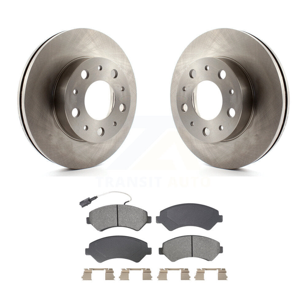 Disc Brake Rotors & Semi-Metallic Pad Front Kit For Ram ProMaster 2500 3500 1500
