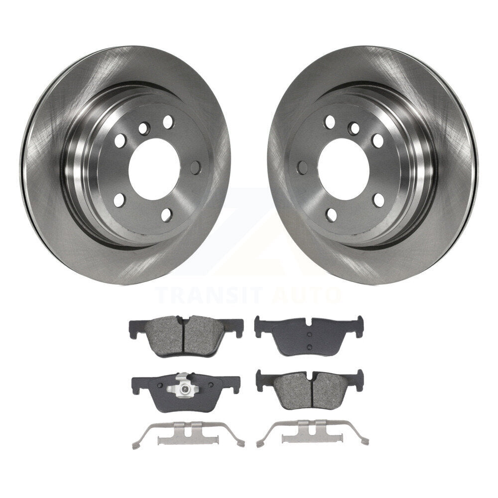 Brake Rotor & Semi-Metallic Pad Rear Kit For BMW 328i xDrive 330i 320i 428i 328d