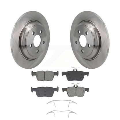 Disc Brake Rotors And Semi-Metallic Pads Rear Kit For 2022-2023 Ford Maverick