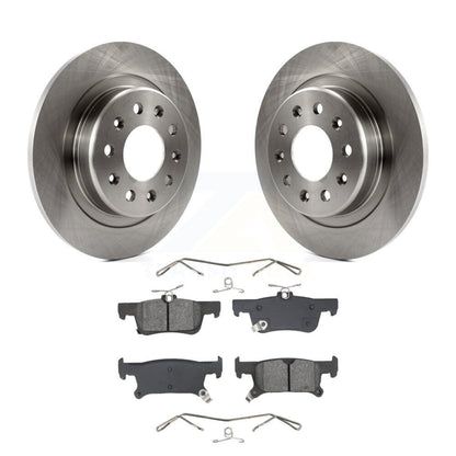 Disc Brake Rotors And Semi-Metallic Pads Rear Kit For Buick Envision