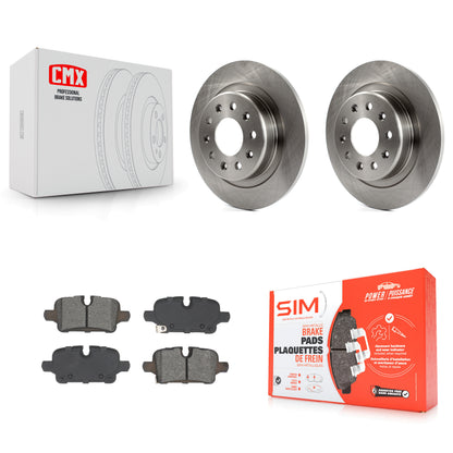 Brake Rotors Semi-Metallic Pad Rear Kit For Chevrolet Equinox GMC Terrain Malibu