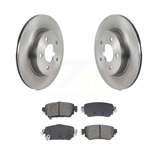 Disc Brake Rotors Semi-Metallic Pad Rear Kit For Nissan Rogue Sport Qashqai LEAF