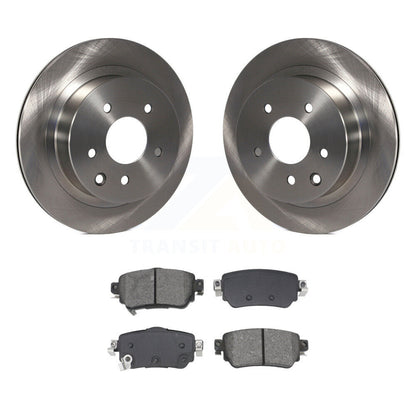 Disc Brake Rotors And Semi-Metallic Pads Rear Kit For 2019 Nissan Rogue Sport S