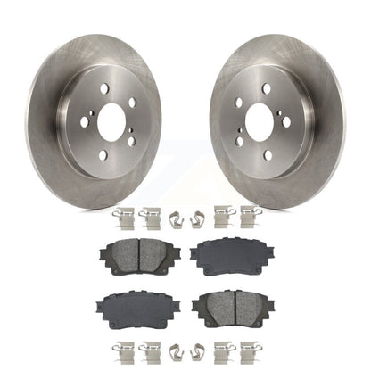 Disc Brake Rotors And Semi-Metallic Pads Rear Kit For 2019 Toyota Corolla 1.8L