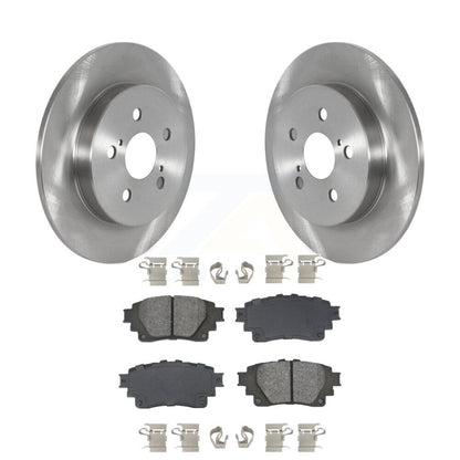 Disc Brake Rotors And Semi-Metallic Pads Rear Kit For Toyota Corolla