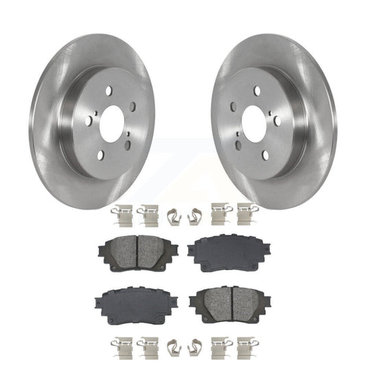 Disc Brake Rotors And Semi-Metallic Pads Rear Kit For Toyota Corolla