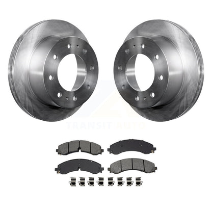 Brake Rotor And Semi-Metallic Pad Rear Kit For GMC Chevrolet Sierra 2500 HD 3500