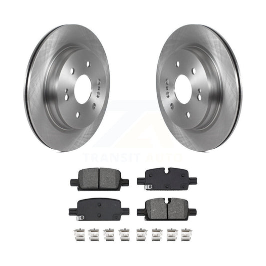 Brake Rotor & Semi-Metallic Pad Rear Kit For Chevrolet GMC Silverado 1500 Sierra