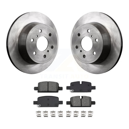 Disc Brake Rotors And Semi-Metallic Pads Rear Kit For GMC Sierra 1500