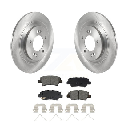 Disc Brake Rotors And Semi-Metallic Pads Rear Kit For Kia Cadenza