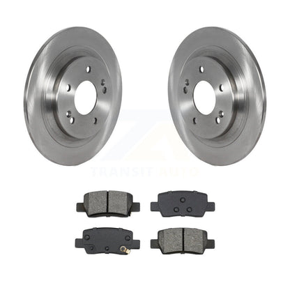 Disc Brake Rotors And Semi-Metallic Pads Rear Kit For Kia Seltos