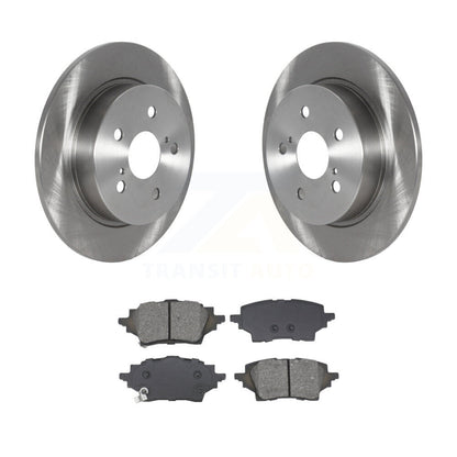 Disc Brake Rotors And Semi-Metallic Pads Rear Kit For Toyota C-HR