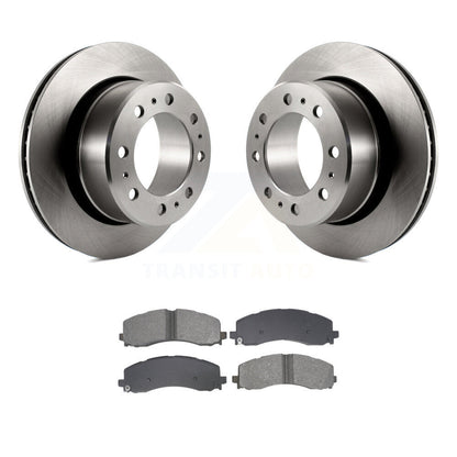 Disc Brake Rotors And Semi-Metallic Pads Rear Kit For Ram 2500 3500