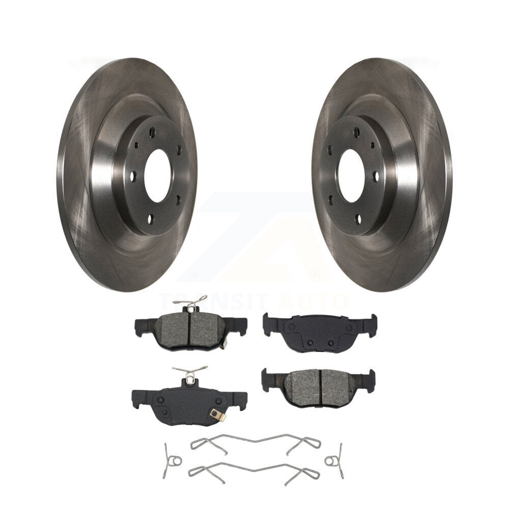 Disc Brake Rotors And Semi-Metallic Pads Rear Kit For Mazda CX-30 MX-30 EV