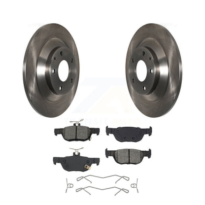 Disc Brake Rotors And Semi-Metallic Pads Rear Kit For Mazda CX-30 MX-30 EV