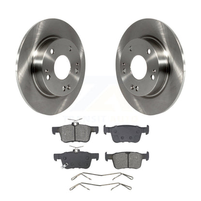 Disc Brake Rotors And Semi-Metallic Pads Rear Kit For Honda Civic Insight