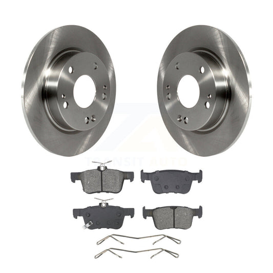 Disc Brake Rotors And Semi-Metallic Pads Rear Kit For Honda Civic Insight