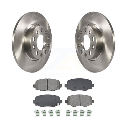 Brake Rotors Semi-Metallic Pad Rear Kit For Jeep Renegade Dodge Hornet Fiat 500X