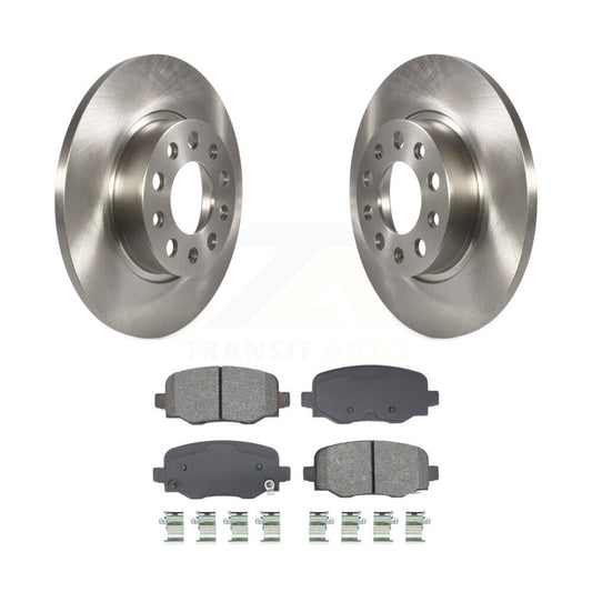 Brake Rotors Semi-Metallic Pad Rear Kit For Jeep Renegade Dodge Hornet Fiat 500X