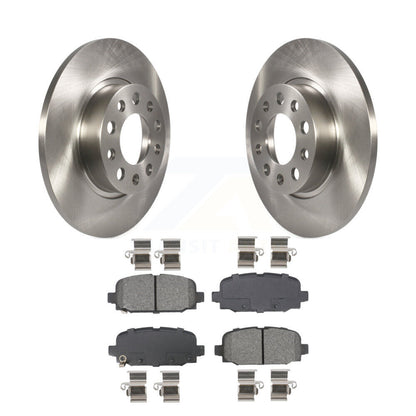 Disc Brake Rotors And Semi-Metallic Pads Rear Kit For Jeep Compass