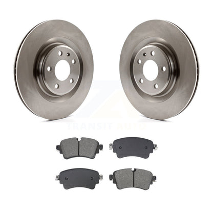 Brake Rotor Semi-Metallic Pad Rear Kit For Audi Q5 A4 Quattro A5 Sportback S5 S4
