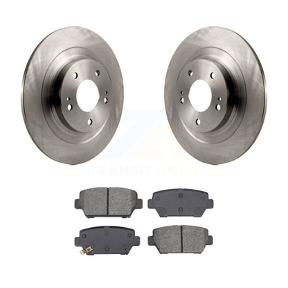 Disc Brake Rotors And Semi-Metallic Pads Rear Kit For Mitsubishi Eclipse Cross