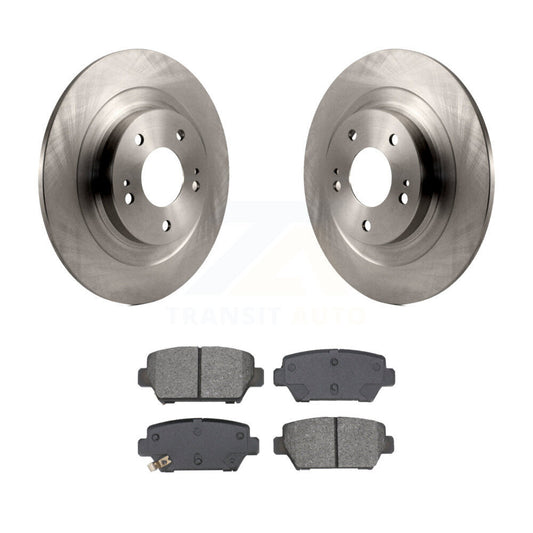 Disc Brake Rotors And Semi-Metallic Pads Rear Kit For Mitsubishi Eclipse Cross