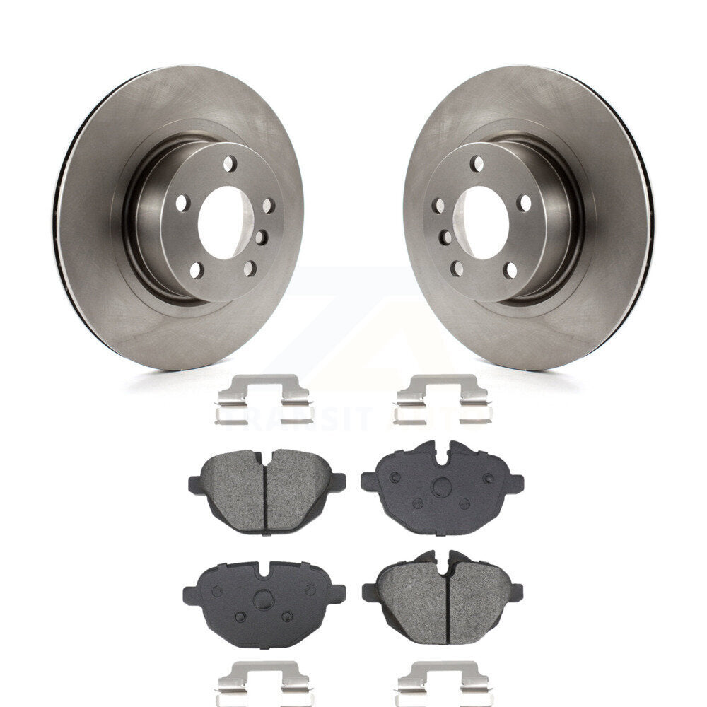 Disc Brake Rotors And Semi-Metallic Pads Rear Kit For BMW X3 X4