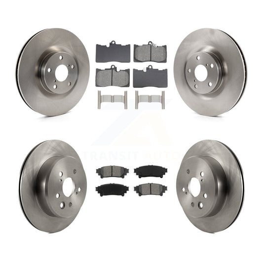 Brake Rotor & Semi-Metallic Pad Front Rear Kit (6Pc) For Lexus IS300 IS350 GS350