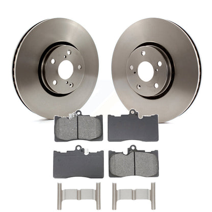 Brake Rotor Semi-Metallic Pad Front Kit For Lexus IS350 IS300 GS350 GS450h GS430