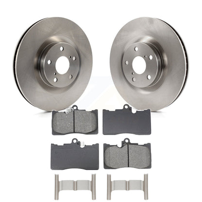 Brake Rotors Semi-Metallic Pad Front Kit For Lexus IS300 IS350 GS350 RC350 RC300