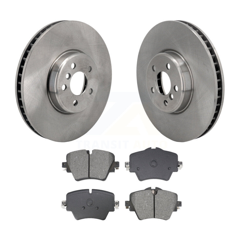 Disc Brake Rotors And Semi-Metallic Pads Front Kit For 2021 Toyota GR Supra 2.0L