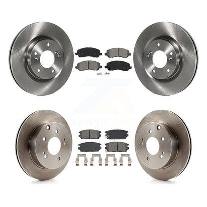 Disc Brake Rotors Semi-Metallic Pad Front Rear Kit For Mitsubishi Eclipse Galant