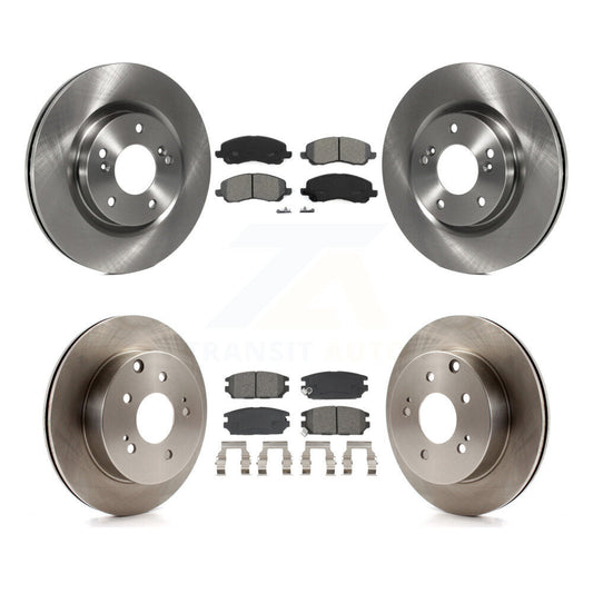 Disc Brake Rotors Semi-Metallic Pad Front Rear Kit For Mitsubishi Eclipse Galant