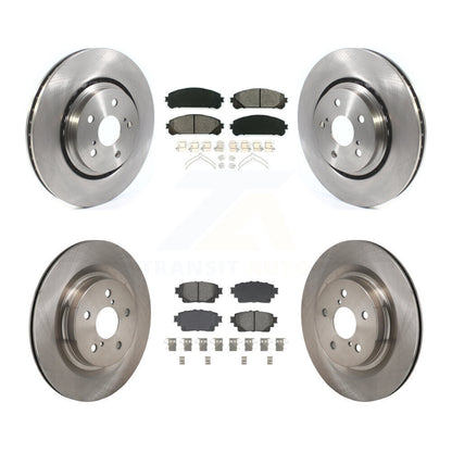 Brake Rotor Semi-Metallic Pad Front Rear Kit For Lexus NX350h NX350 NX250 Toyota