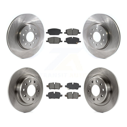 Brake Rotor & Semi-Metallic Pad Front Rear Kit For Chevrolet Equinox GMC Terrain